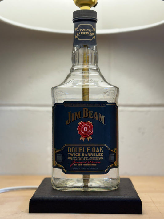 Jim Beam Double Oak Bourbon Bottle Lamp
