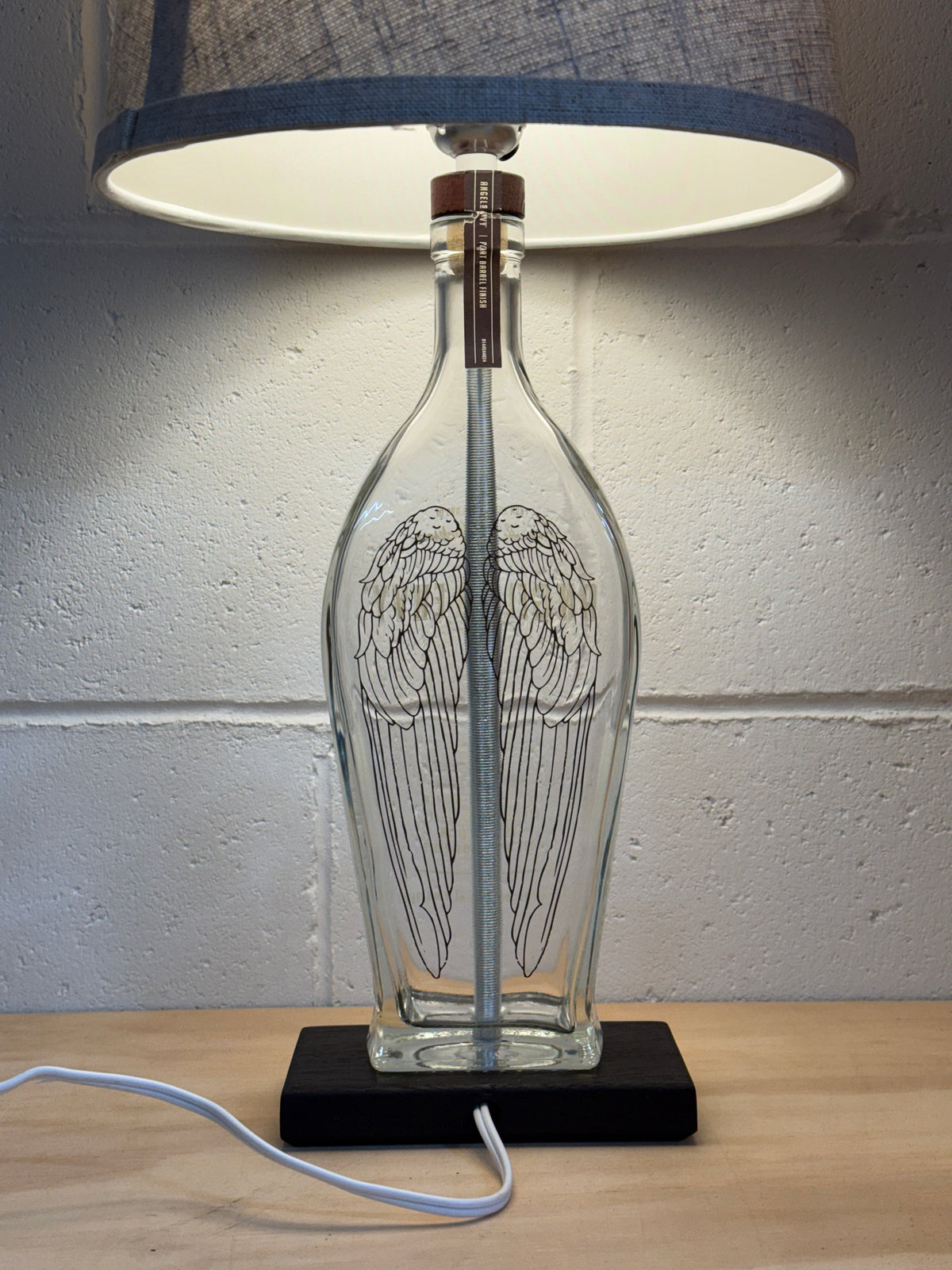 Angels Envy Bourbon Bottle Lamp - Home/Bar Decor