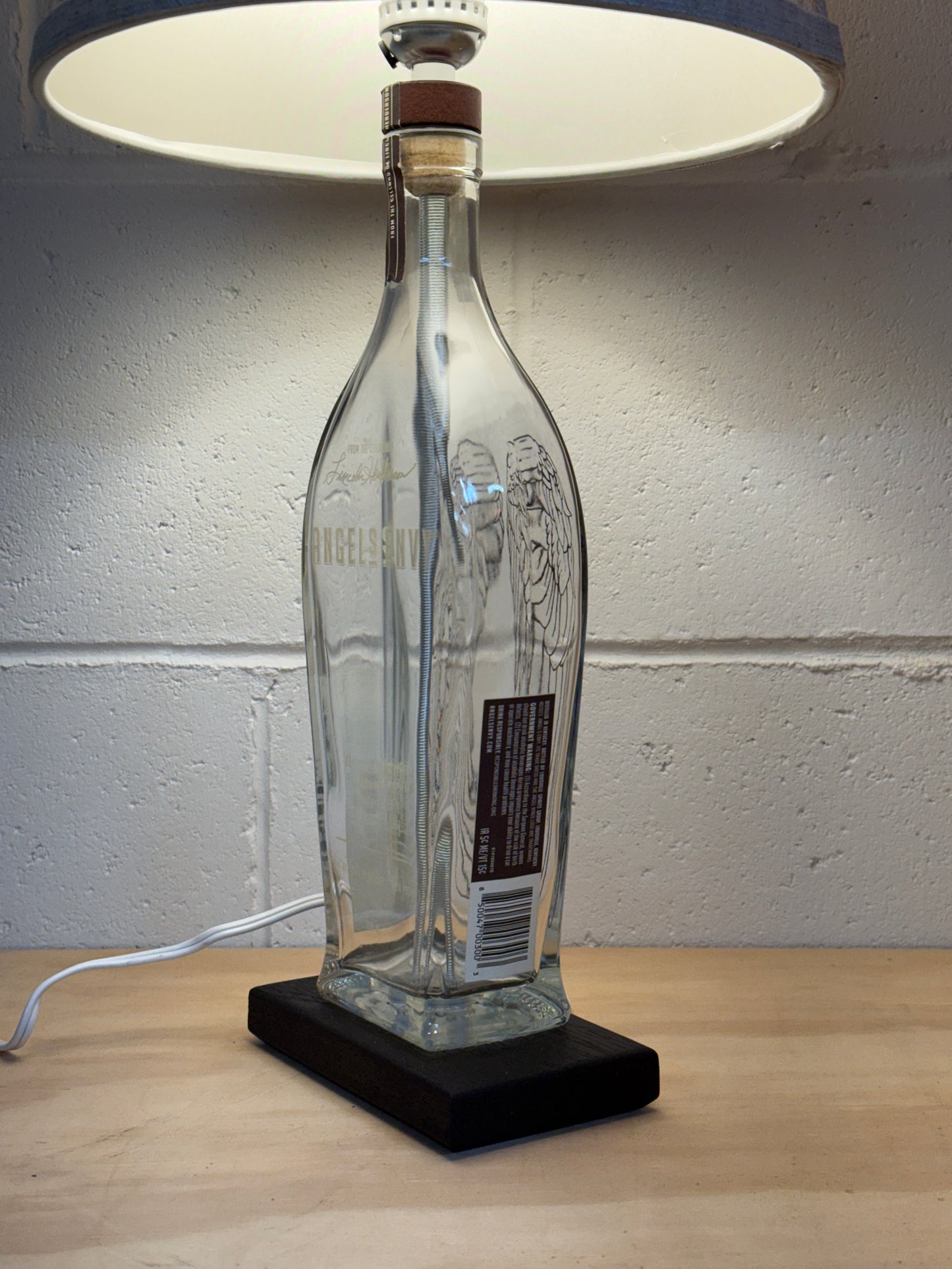 Angels Envy Bourbon Bottle Lamp - Home/Bar Decor