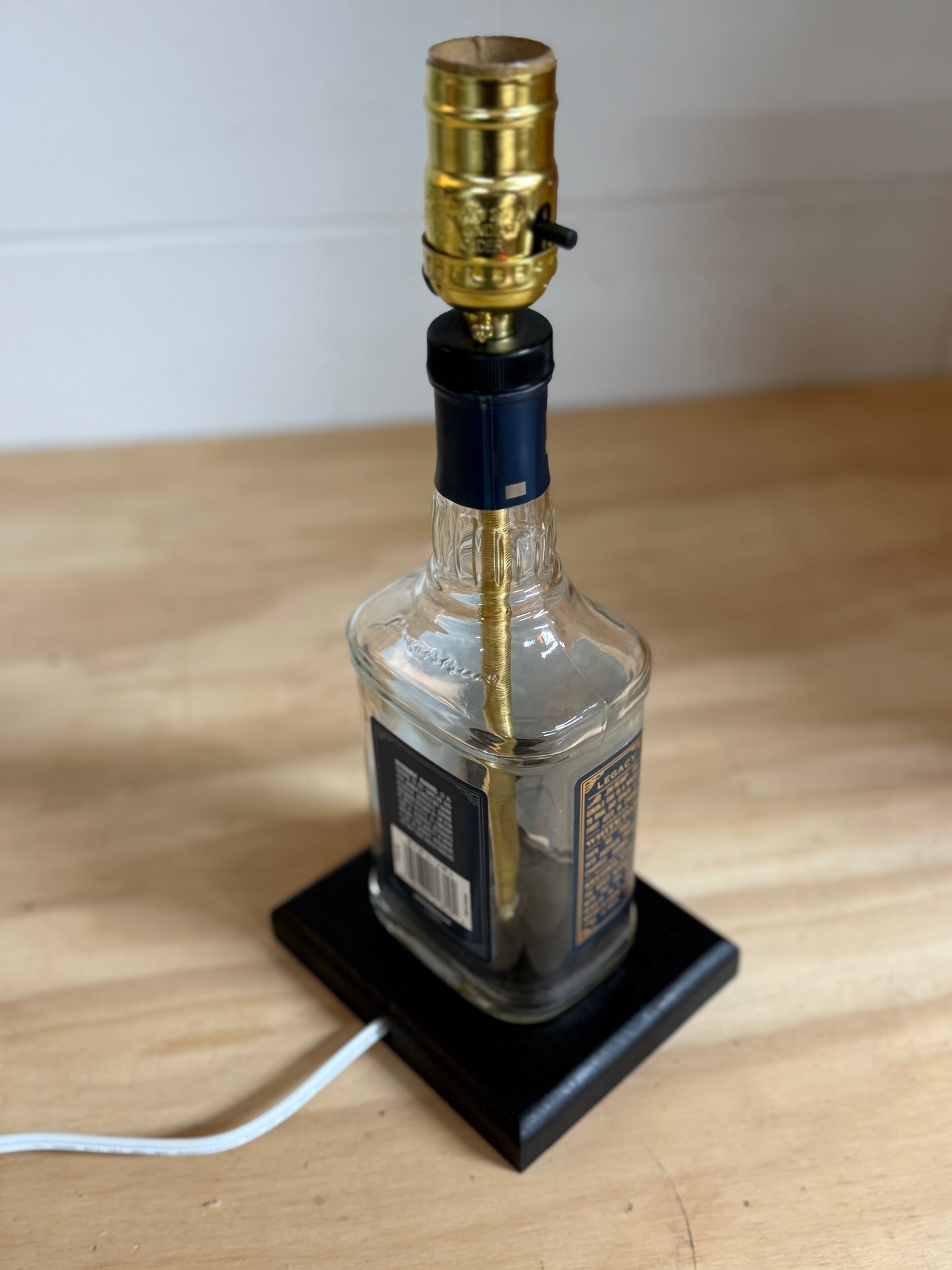 Jim Beam Double Oak Bourbon Bottle Lamp