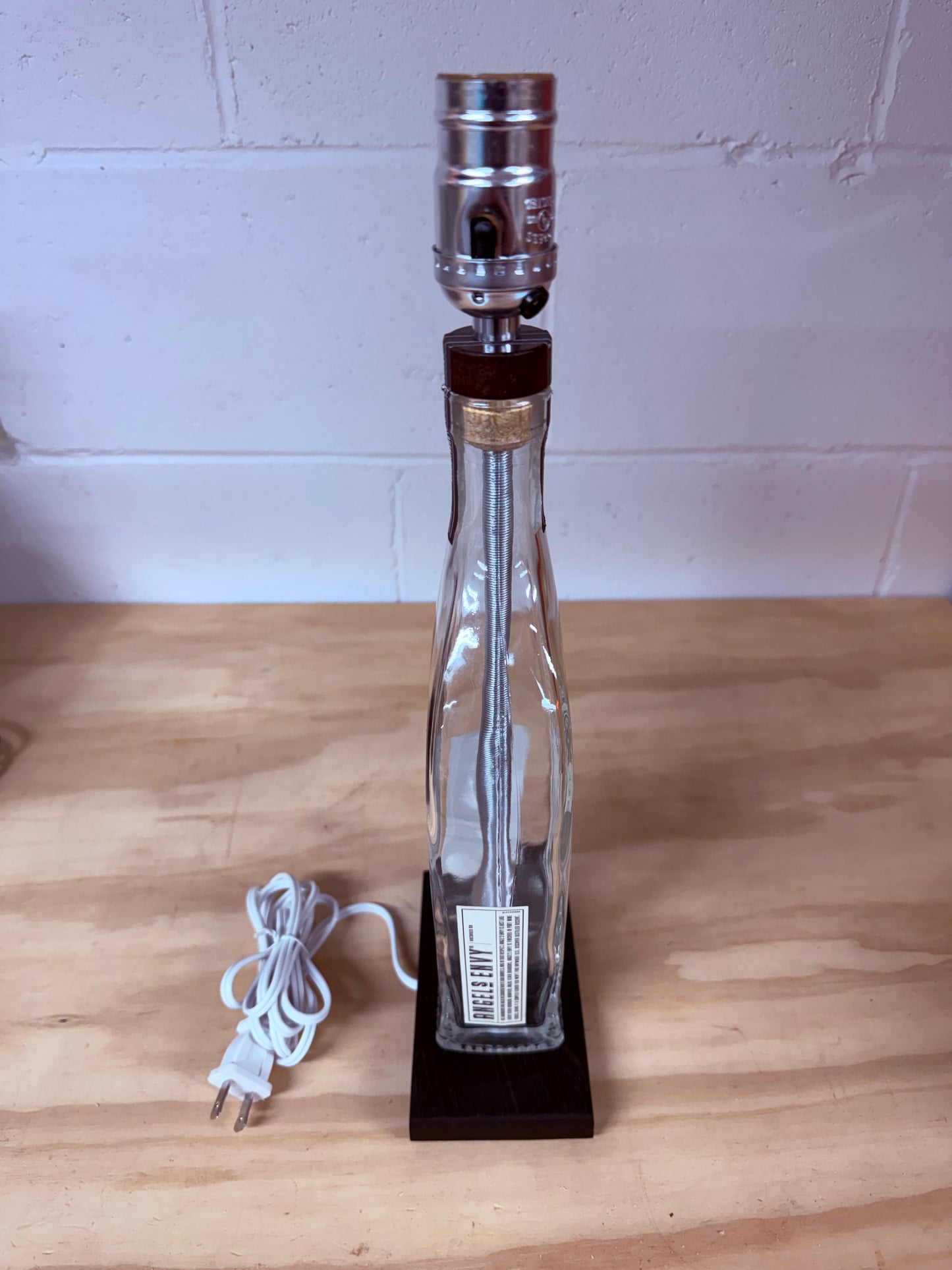 Angels Envy Bourbon Bottle Lamp - Home/Bar Decor