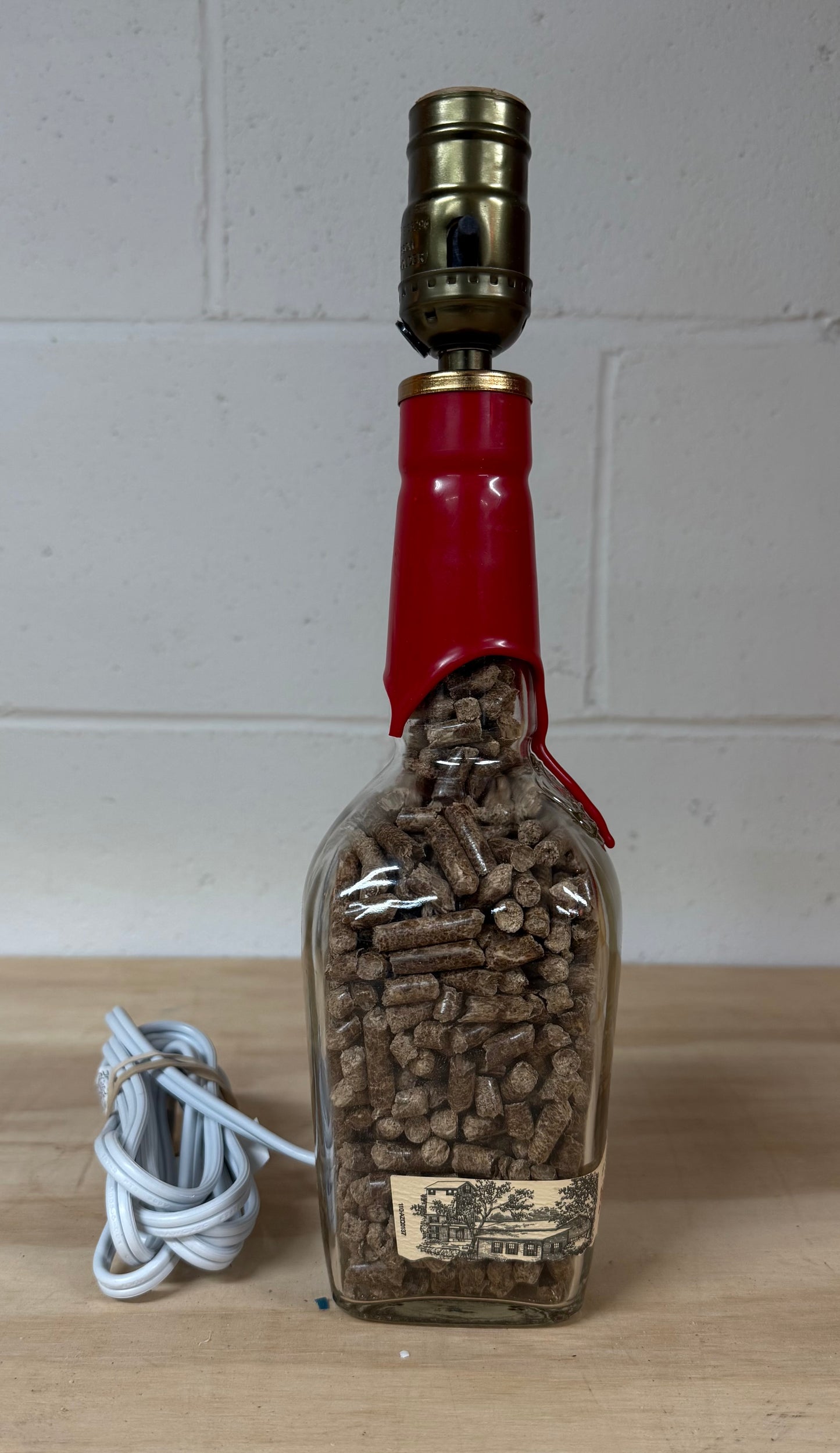 Maker’s Mark Bourbon Bottle Lamp