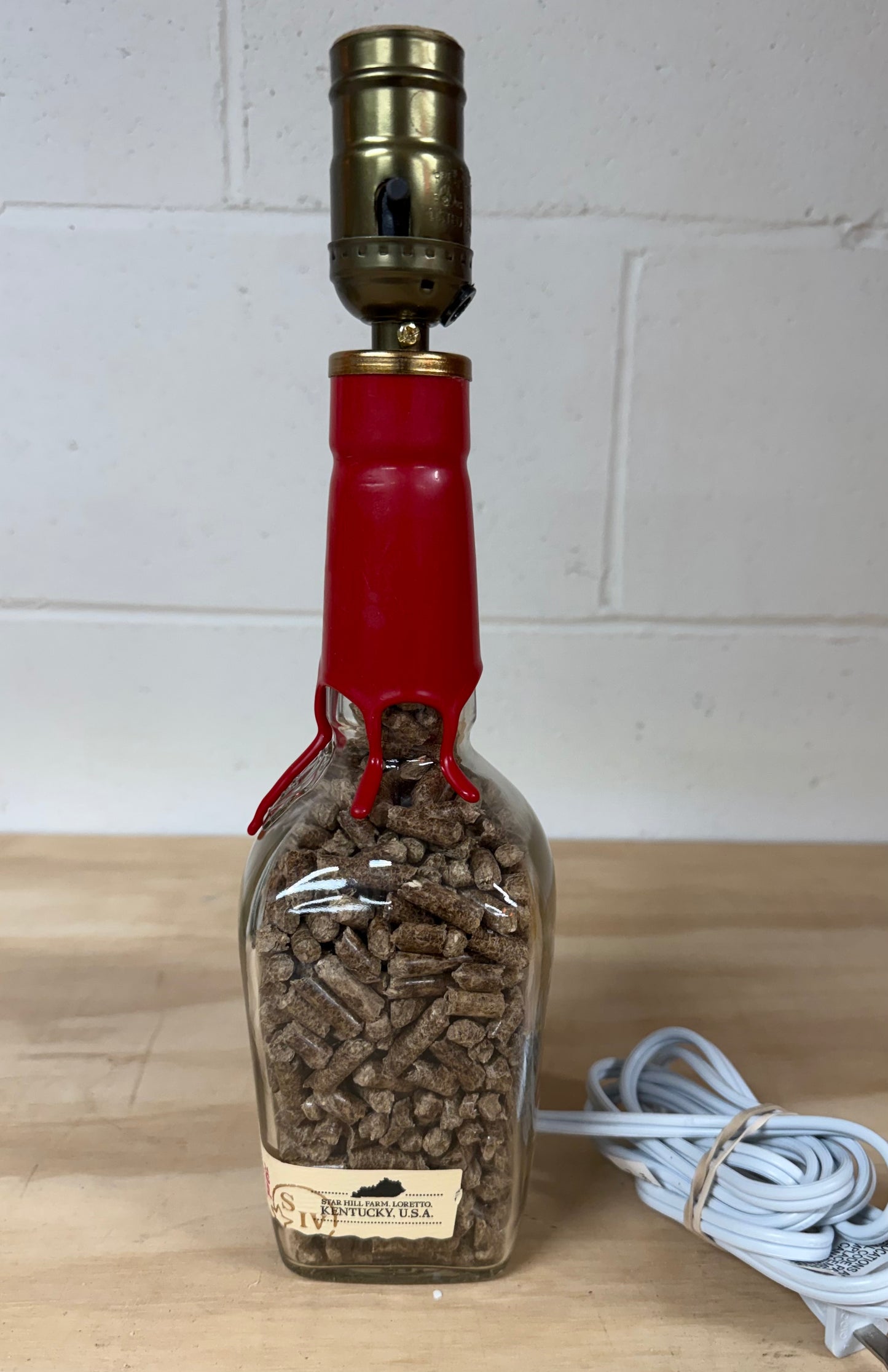 Maker’s Mark Bourbon Bottle Lamp