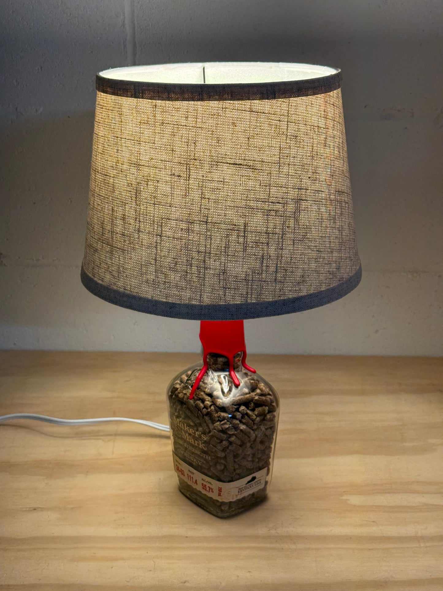 Maker’s Mark Bourbon Bottle Lamp
