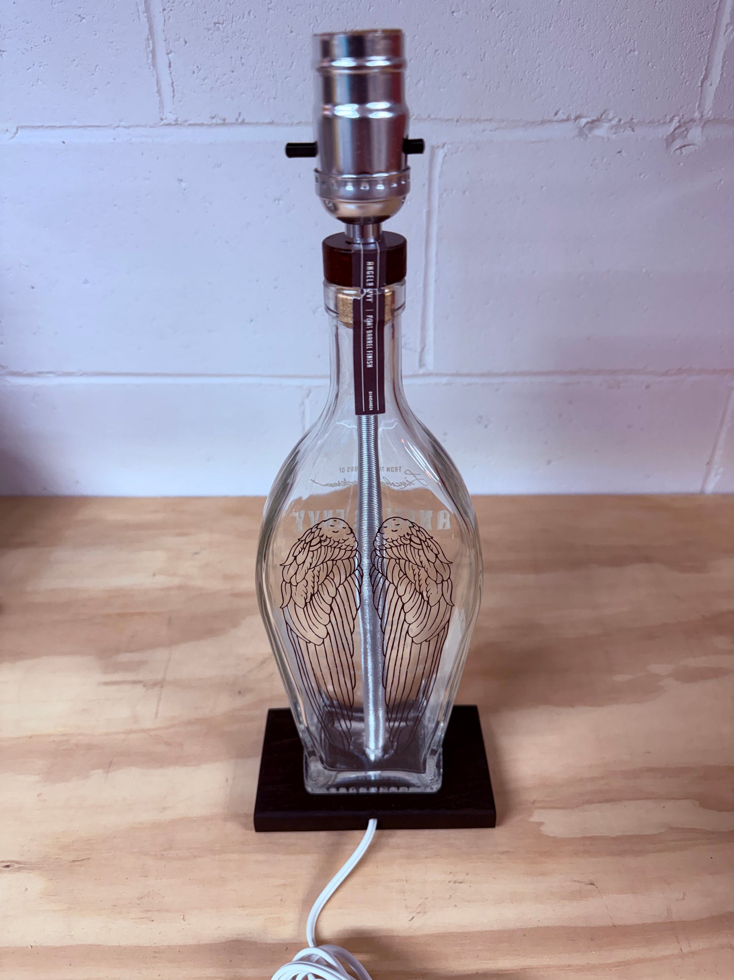 Angels Envy Bourbon Bottle Lamp - Home/Bar Decor