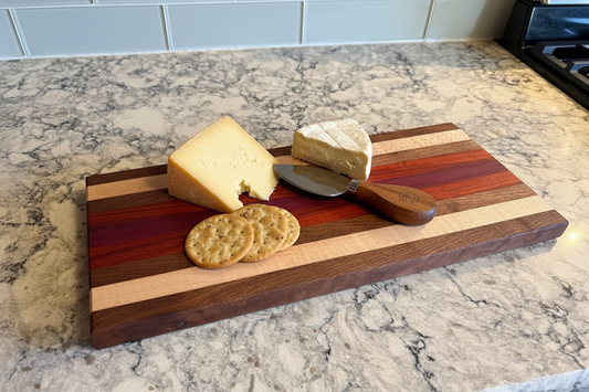Minimally styled cutting board